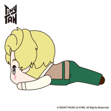 [セガグッズ]TinyTAN　寝そべり　テラジャンボぬいぐるみ～Dynamite～“Jimin”