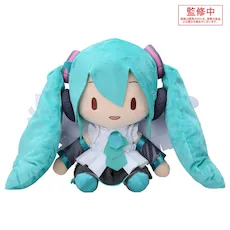 [グッズ]初音ミクシリーズ　巡音ルカ　ふわぷち　どでかジャンボぬいぐるみ