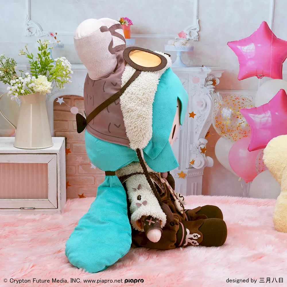 新品未開封 初音ミク マシュマロホットココア ふわぷち ぬいぐるみ (LL) 120682_03.webp