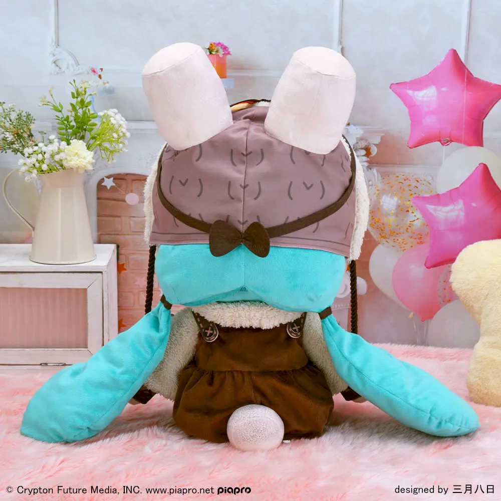 初音ミク マシュマロホットココア ふわぷち ぬいぐるみ（LL