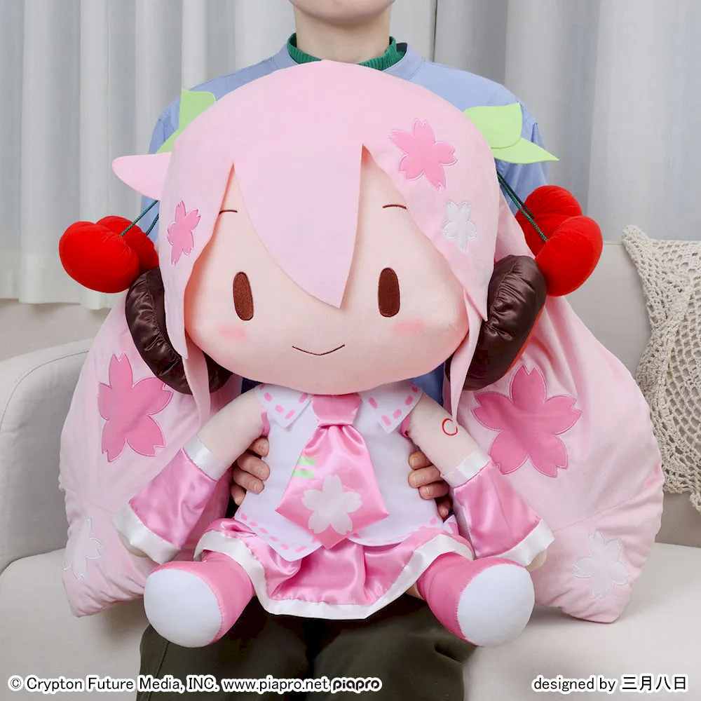 グッズ]桜ミク ふわぷち どでかジャンボぬいぐるみ｜プライズ・くじ