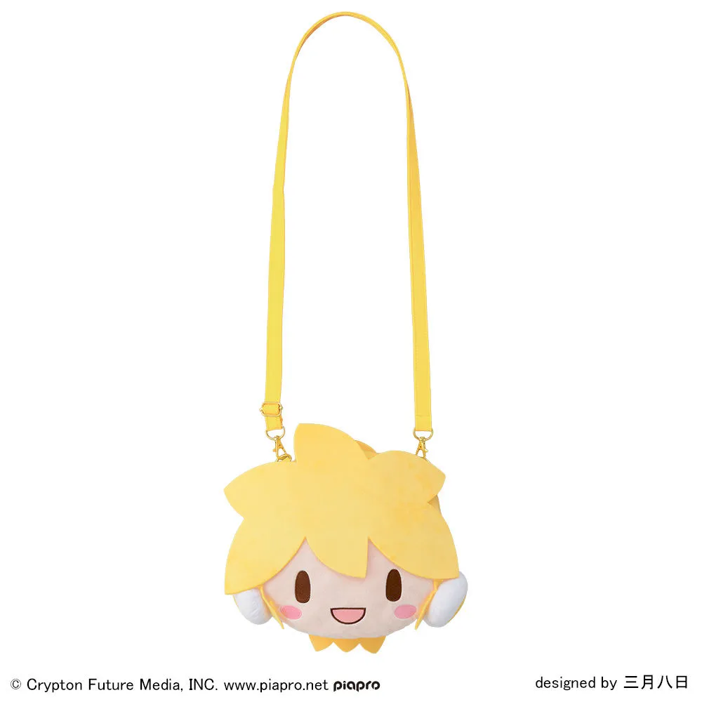 グッズ]鏡音レン ふわぷち フェイスショルダーバッグ（M）｜プライズ