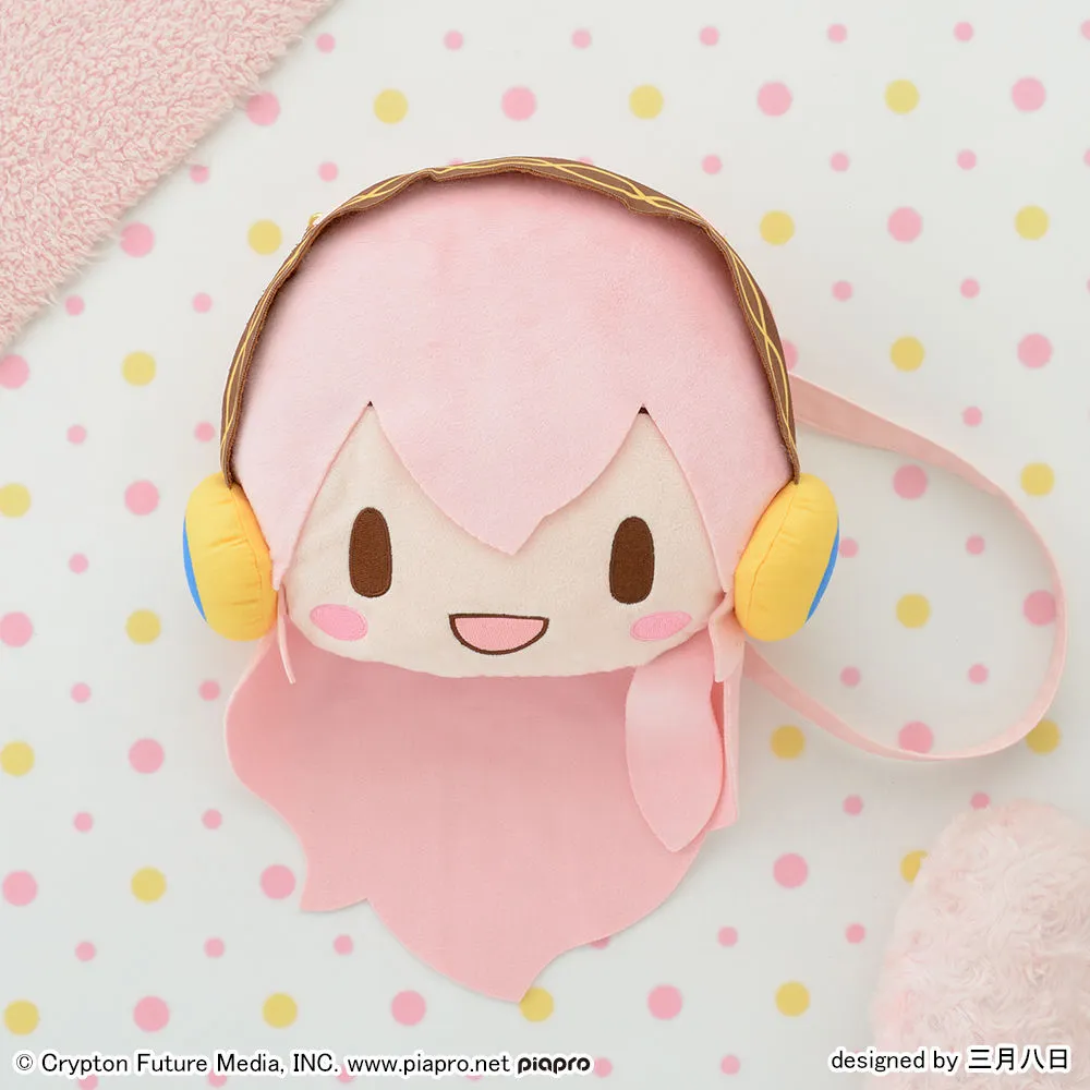 グッズ]巡音ルカ ふわぷち フェイスショルダーバッグ（M）｜プライズ