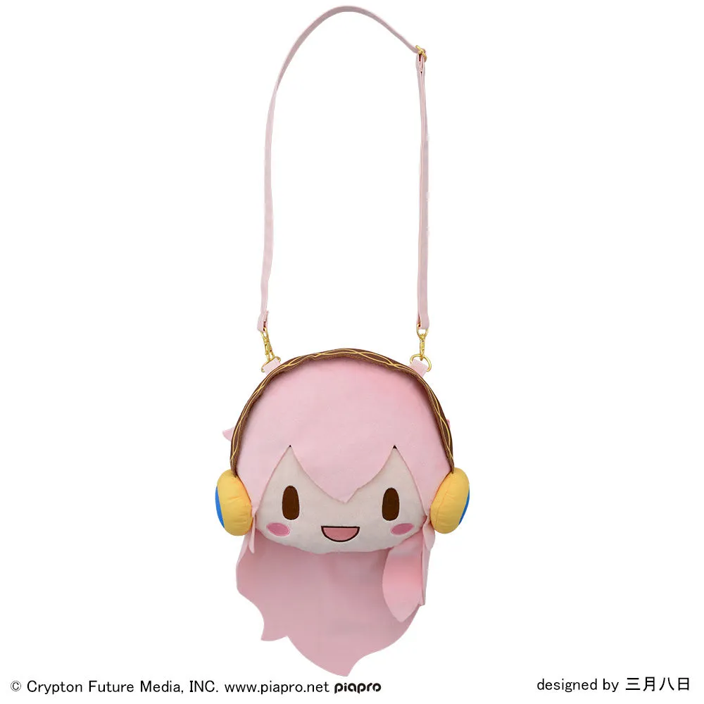 グッズ]巡音ルカ ふわぷち フェイスショルダーバッグ（M）｜プライズ