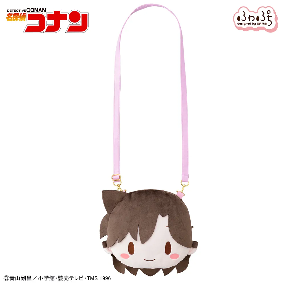 グッズ]名探偵コナン 毛利蘭 ふわぷち フェイスショルダーバッグ（M