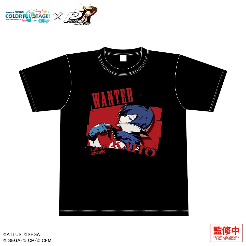 プロジェクトセカイ カラフルステージ! feat. 初音ミク×ペルソナ5 ザ・ロイヤル グラフィックTシャツ KAITO