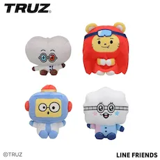 TRUZ Laboratory　ミニぬいぐるみ“BONBON&LAWOO&HIKUN&SOM”