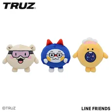 TRUZ Laboratory　ミニぬいぐるみ“RURU&WOOPY&PODONG”