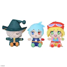 ぷよぷよ　ミニぬいぐるみ“アミティ&シグ&レムレス”