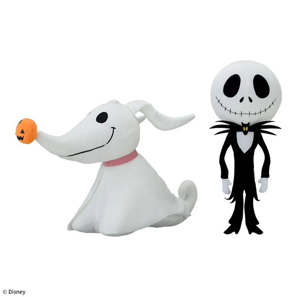 Tim Burton's The Nightmare Before Christmas Mぬいぐるみ “ジャック・スケリントン&ゼロ”｜セガプラザ