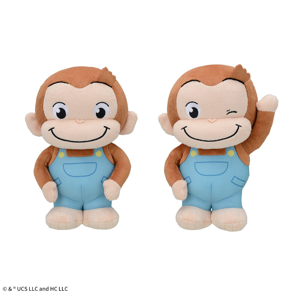 おさるのジョージ ぽってりMぬいぐるみ ~オーバーオール~|セガプラザ おさるのジョージ ぽってりMぬいぐるみ ~オーバーオール~|セガプラザ