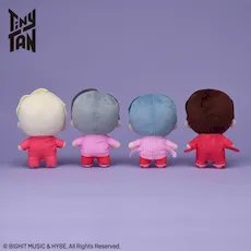 TinyTAN　ちょこんとおすわり　Mぬいぐるみ～Boy With Luv～ “Jung Kook”