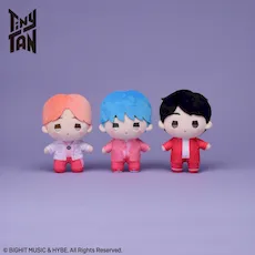 TinyTAN　ぽわぽわ　ぬいぐるみ ～Boy With Luv～ “Jimin&V&Jung Kook”