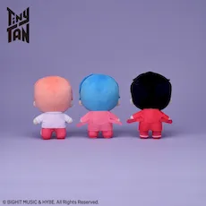 TinyTAN　ぽわぽわ　ぬいぐるみ ～Boy With Luv～ “RM&Jin&SUGA&j-hope”