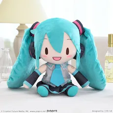 初音ミク　ふわぷち　Lぬいぐるみ