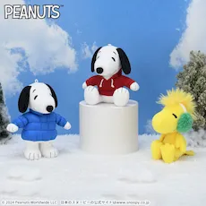 SNOOPY™　ぬいぐるみ　あったかウィンター