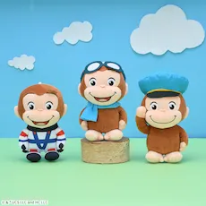 おさるのジョージ　ぽってりぬいぐるみ　おしごとシリーズVol.3