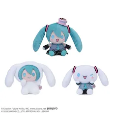 初音ミク×シナモロール​　KUNEMIMI　ぬいぐるみ