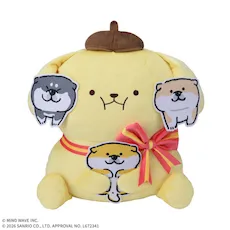 ポムポムプリン×しばんばん Lぬいぐるみ