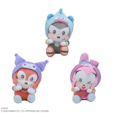 SONIC & FRIENDS×Sanrio characters　ひょこぴょこ　ぬいぐるみVol.2