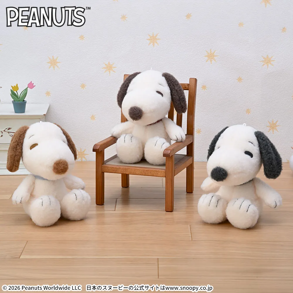 SNOOPY™　ぬいぐるみ　ニュートラルカラーVer.