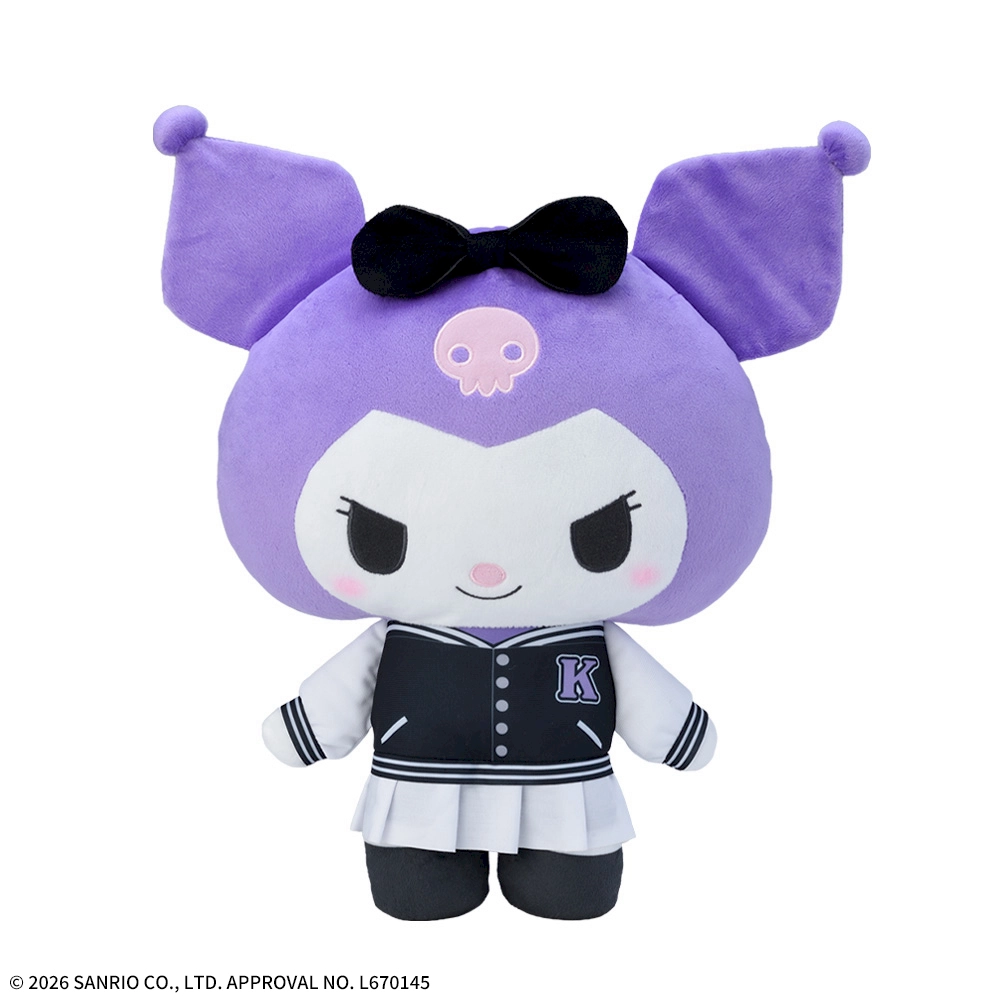 ゆるかわ　サンリオキャラクターズ　Lぬいぐるみ‐クロミ‐　スタジャン
