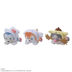 SONIC & FRIENDS×Sanrio characters　寝そべり　ミニぬいぐるみVol.1