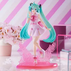 初音ミクシリーズ　スタンド付ビッグクリアキーチェーン“桜ミク”2023