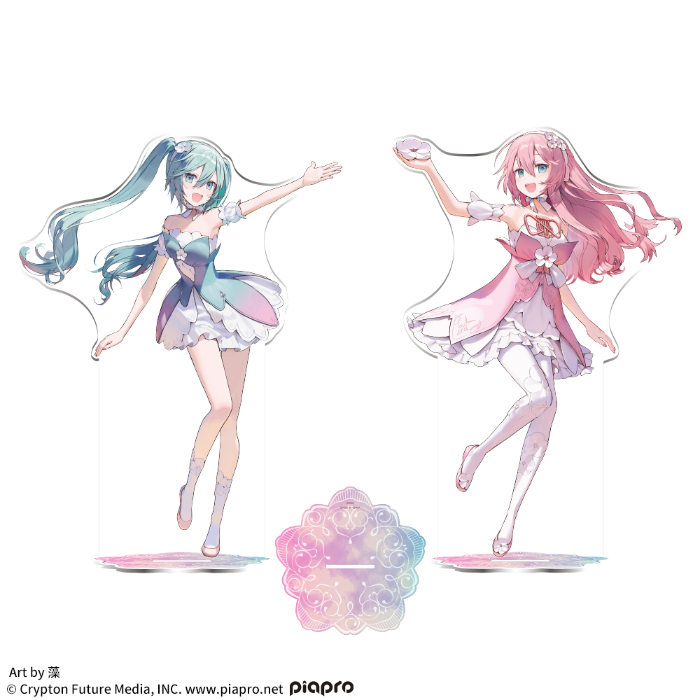 初音ミクシリーズ プラチナムザッカビッグクリアスタンド“初音ミク&巡 初音ミクシリーズ プラチナムザッカビッグクリアスタンド“初音ミク&巡