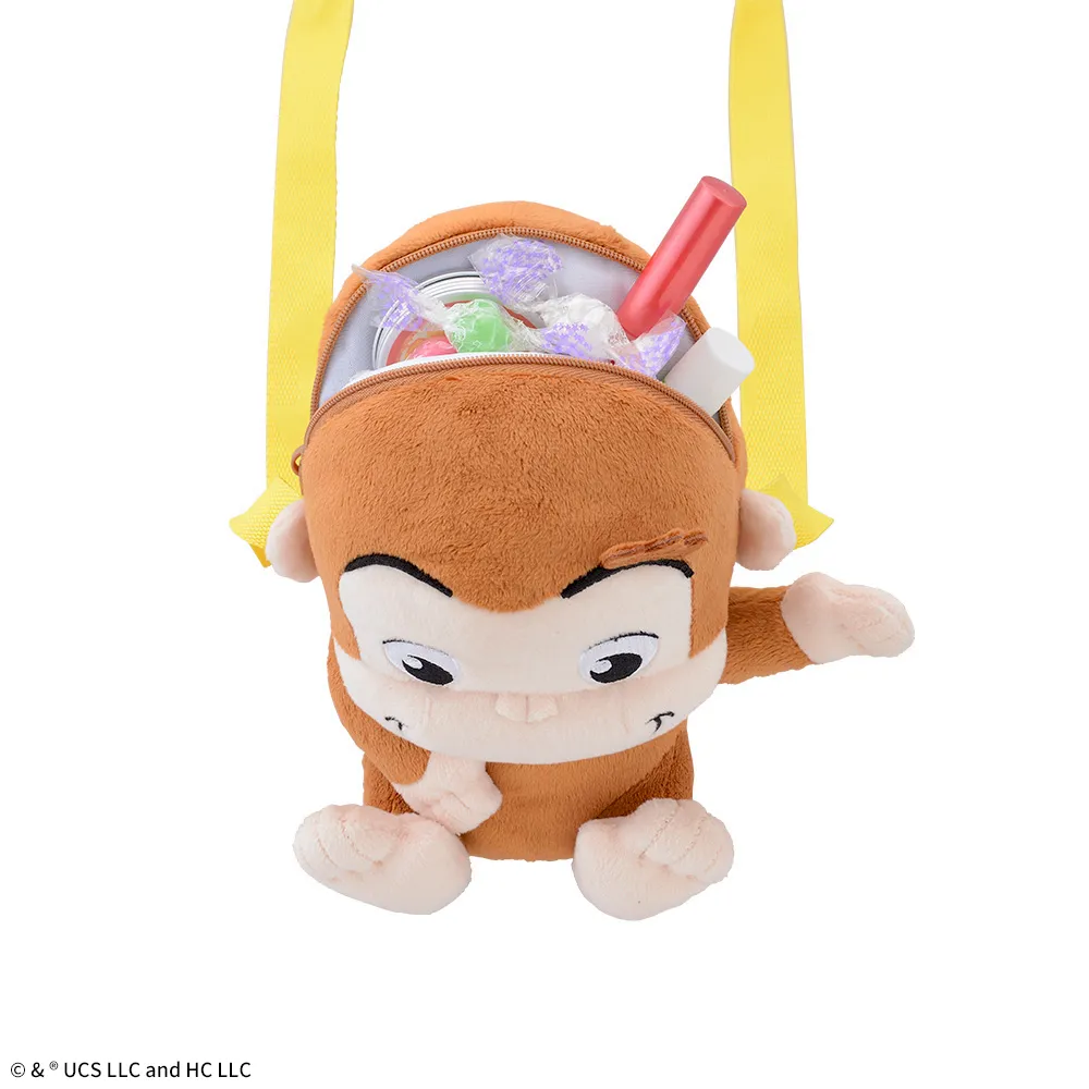 おさるのジョージ プラチナムザッカぬいぐるみバッグ ぽってり