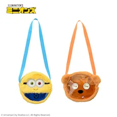 ミニオン　プラチナムザッカクリア窓付ショルダーバッグ