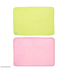 ガチャピン・ムック　「みんなともだちの日」　プラチナムザッカ巾着付ひざかけ