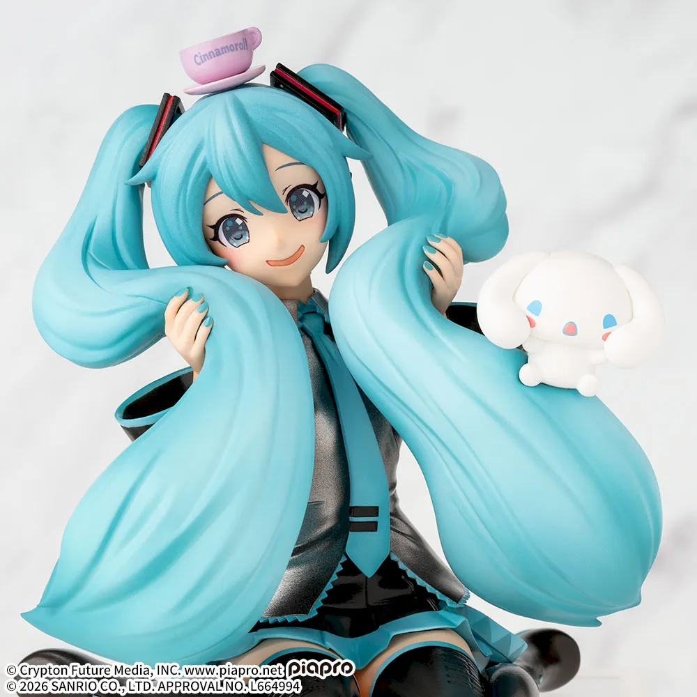 初音ミク×シナモロール ちょこのせ プレミアムフィギュア‐初音ミク