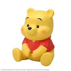 くまのプーさん　赤いほっぺ　プラチナムザッカソフビ貯金箱