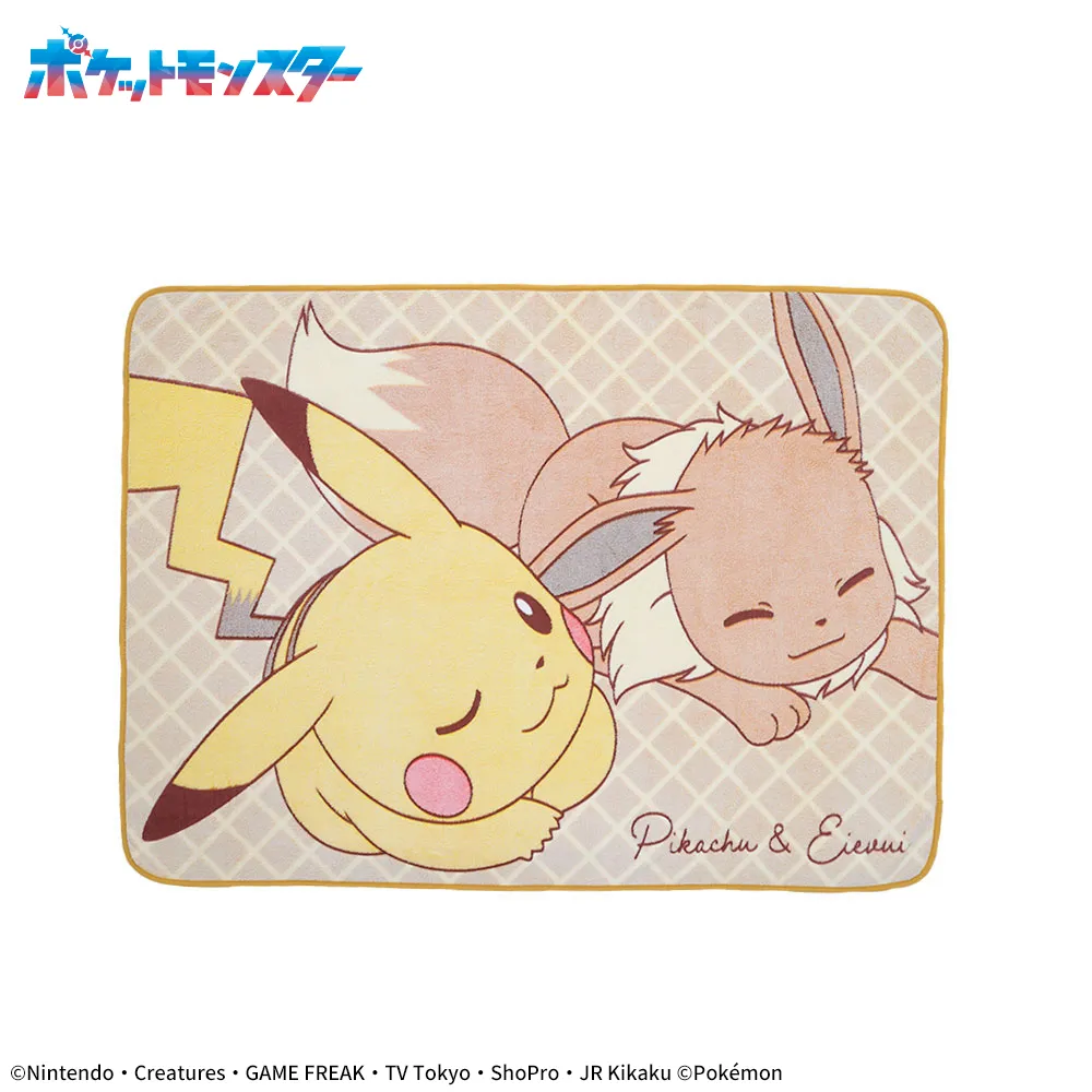 ポケットモンスター　プラチナムザッカfuwa&hugブランケット～ピカチュウ&イーブイ～Vol.2