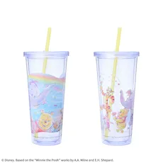 くまのプーさん　プラチナムザッカストロー付タンブラー　～Jump into Colors～
