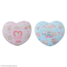 SHUYA　プラチナムザッカハート型クッション
