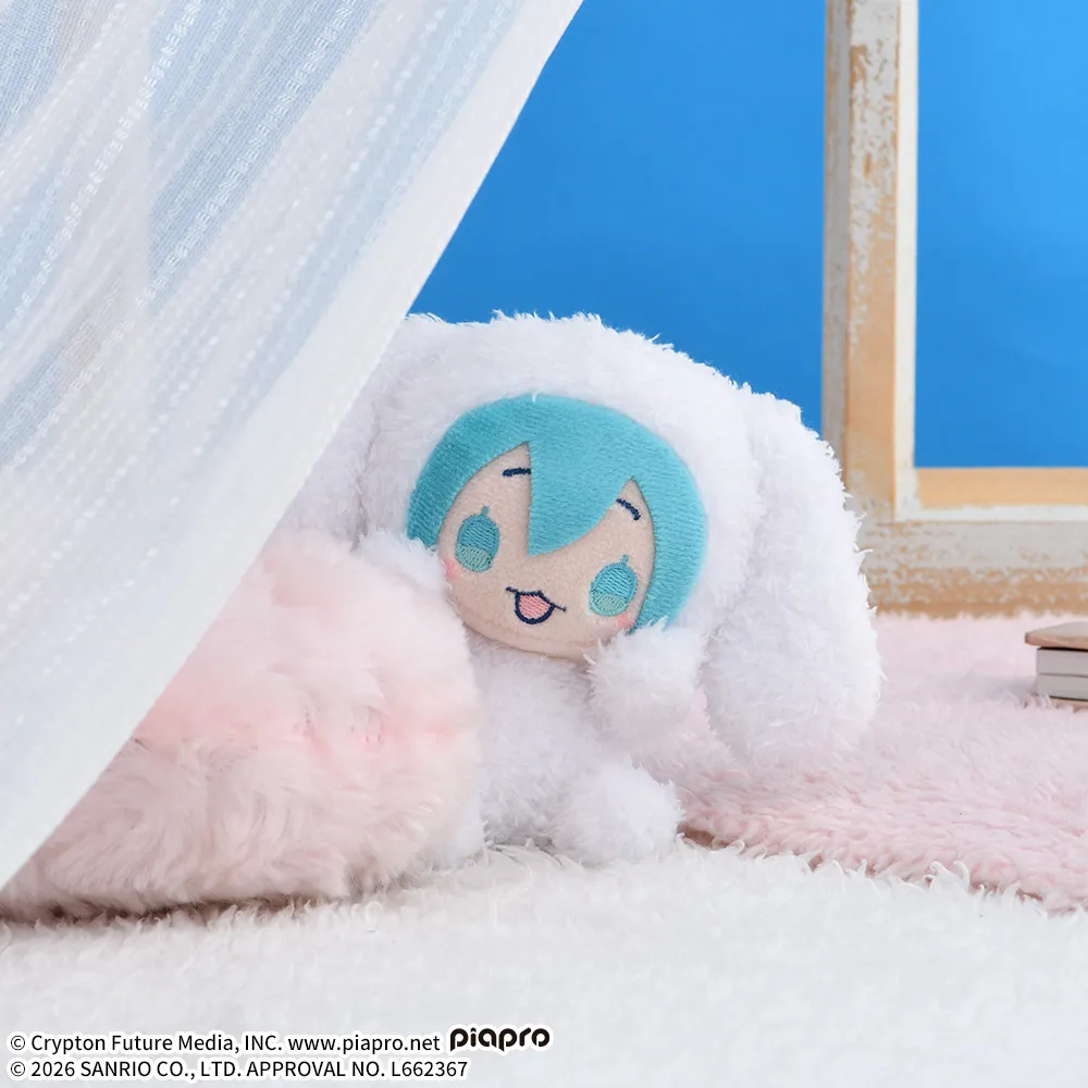 初音ミク×シナモロール ひょこぴょこ マスコット｜プライズ・くじ