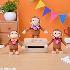 おさるのジョージ　マスコット　85th　リボン