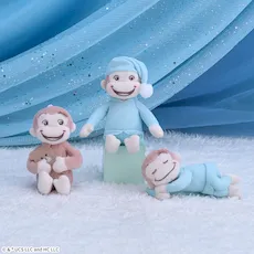 おさるのジョージ　マスコット　Baby　おやすみタイム