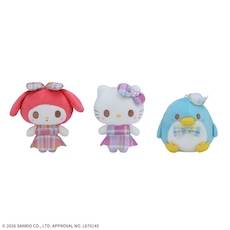 ゆるかわ　サンリオキャラクターズ　マスコット　サマーチェック