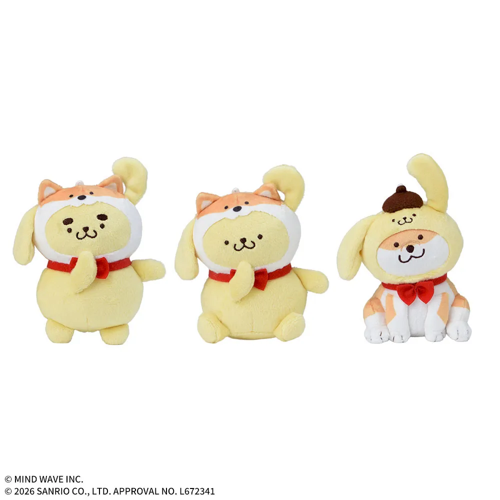 ポムポムプリン×しばんばん　マスコット
