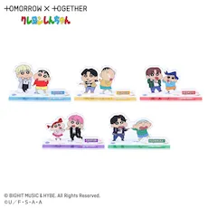 TOMORROW X TOGETHER　クレヨンしんちゃん　ビッグハート型缶バッジ