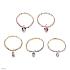 ミッキー&フレンズ　チャーム付キラキラブレスレット