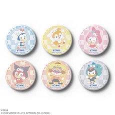 SONIC & FRIENDS×Sanrio characters　缶バッジ