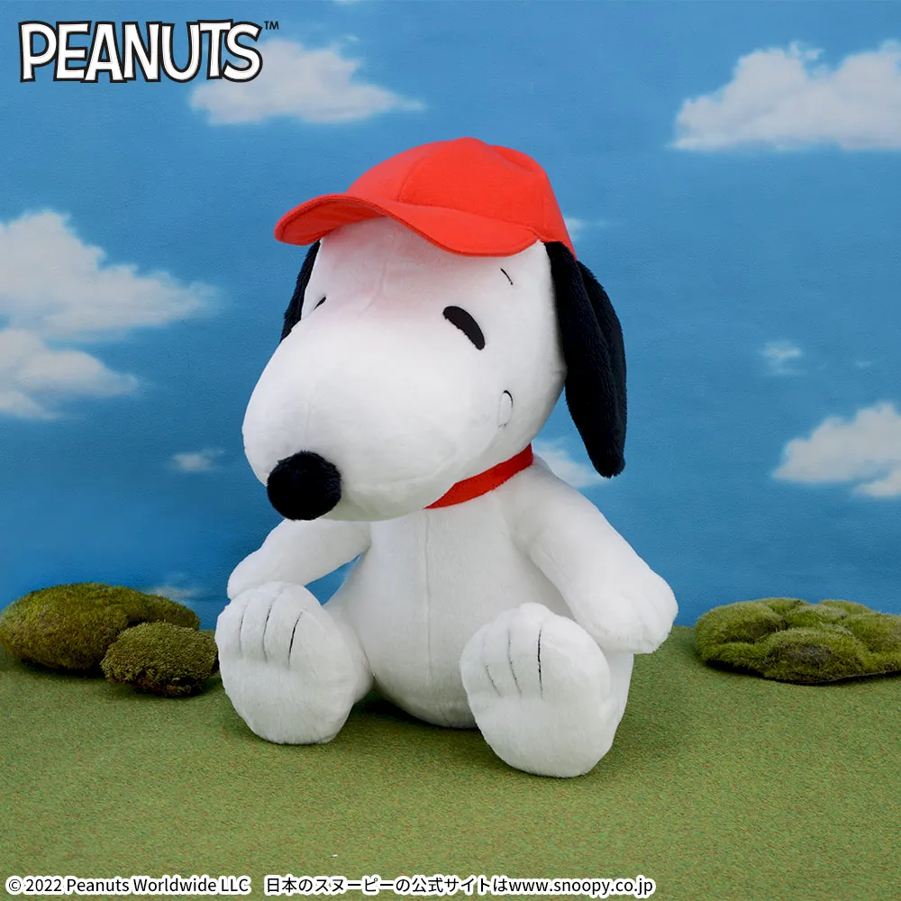 SNOOPY™ メガジャンボキャップスマイルぬいぐるみ｜セガプラザ