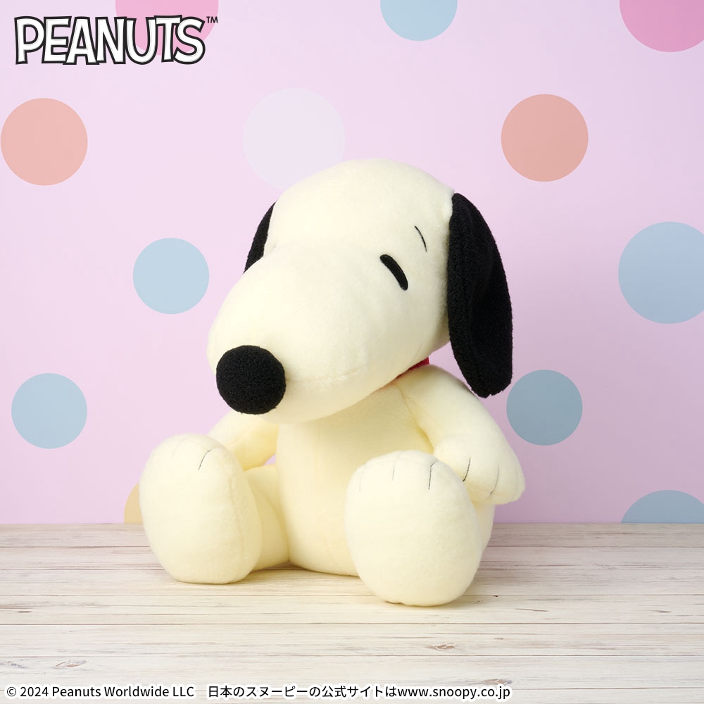 SNOOPY™ スーパーラージぬいぐるみ もこふわ｜セガプラザ