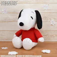 SNOOPY™　LLぬいぐるみ　ウィンターセーター