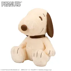 SNOOPY™　グランデぬいぐるみ　ブラウンおすわりVer.