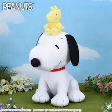 SNOOPY™　LLぬいぐるみ“スヌーピー&ウッドストック”